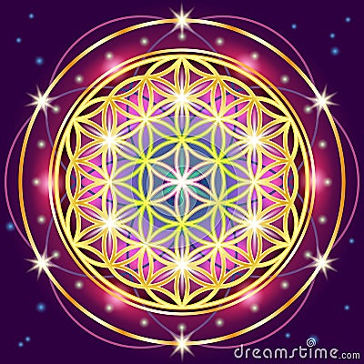 Sacred Geometry Vector Illustration