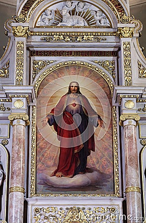 Sacred Heart of Jesus Stock Photo