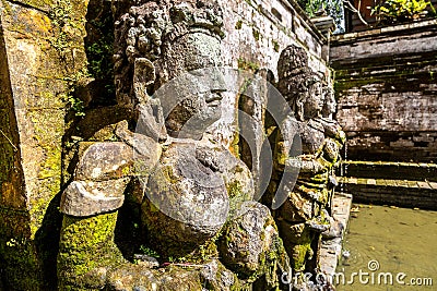 Elephant Cave Goa Gajah temple, in Bali Stock Photo