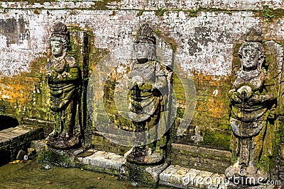 Elephant Cave Goa Gajah temple, in Bali Stock Photo