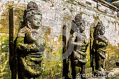 Elephant Cave Goa Gajah temple, in Bali Stock Photo