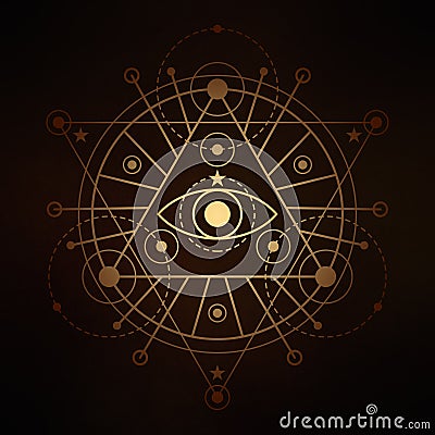 Sacred spiritual Mandala. Concept of meditation and relaxation Stock Photo
