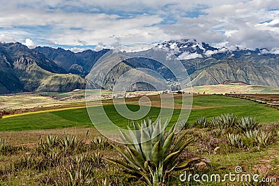 Sacred Valley. Cusco Region, Urubamba Province, Peru Stock Photo