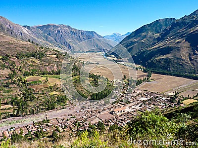 Sacred valley Peru Stock Photo