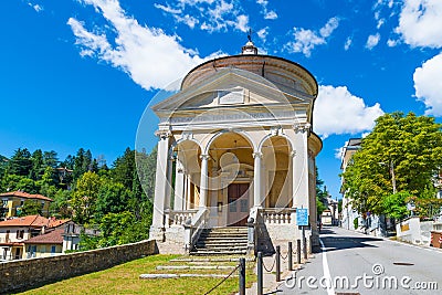 Sacro Monte of Varese - Santa Maria del Monte, Italy. In 2003 entered from UNESCO in list of World Heritage Stock Photo