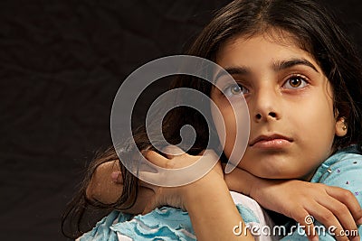 Sad Girl Stock Photo