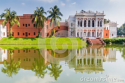 Sadarbari Sardar Bari Rajbari palace, Folk Arts Museum in Sonargaon town, Banglade Stock Photo