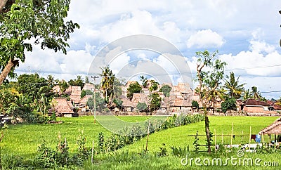 Sade- Traditional Lombok old village Stock Photo