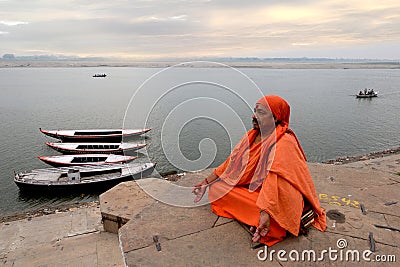 The Sadhu Editorial Stock Photo