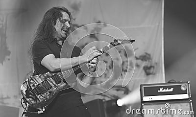 Sadist metal band live in concert, 2016 Editorial Stock Photo