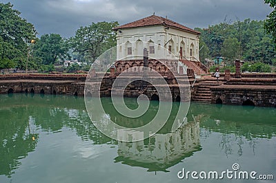 the SAFA SHAHOURI MASJID built by Ibrahim Adilshah in 1560 AD, Editorial Stock Photo