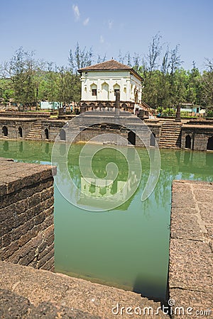 The Safa Shahouri Masjid, Phonda, Goa, India. Stock Photo