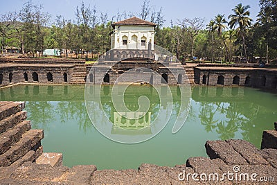 The Safa Shahouri Masjid, Phonda, Goa, India. Stock Photo