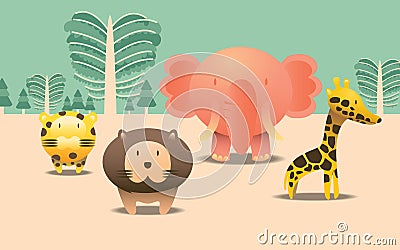 Safari Vector Illustration