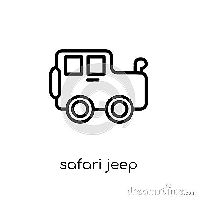 Safari jeep icon from Australia collection. Vector Illustration