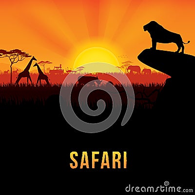 Safari Vector Illustration