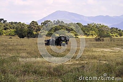 Safari Vehicle Stock Photo