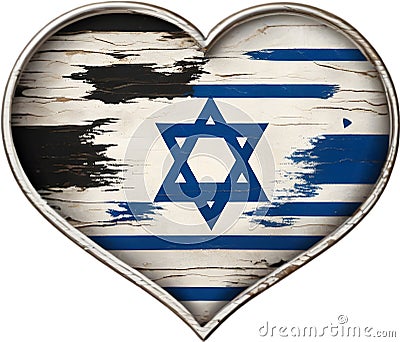 Safe Israel emblem design. AI-Generated. Stock Photo