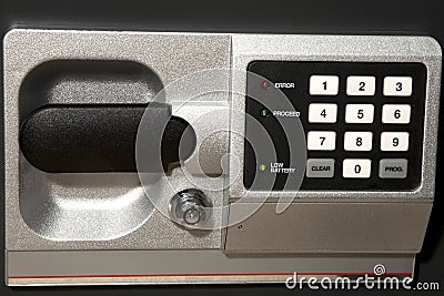 Safe Keypad Stock Photo