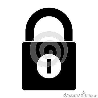 Safe secure padlock icon Vector Illustration