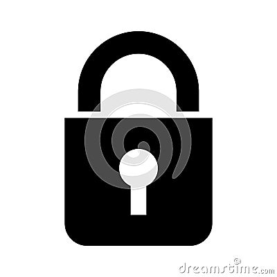 Safe secure padlock icon Vector Illustration