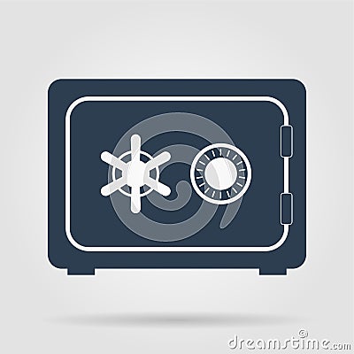 Safe vector icon Vector Illustration