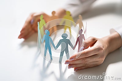 Safeguarding Workplace Diversity: Inclusion and Employee Care Stock Photo