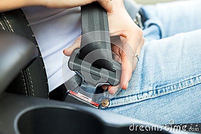 Safety belt Stock Photo