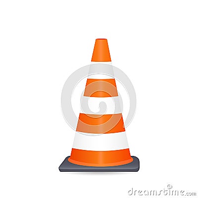 Safety Cones Vector Illustration