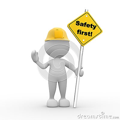 Safety first Stock Photo