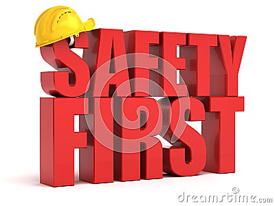 Safety first Stock Photo