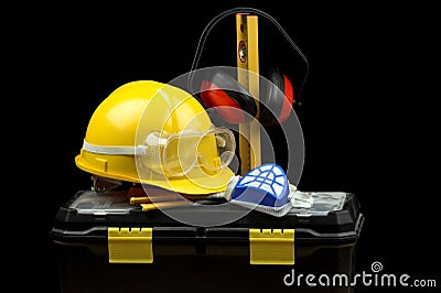 Safety gear Stock Photo