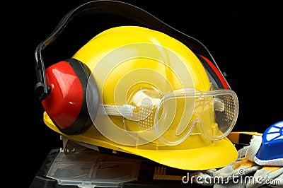 Safety gear Stock Photo