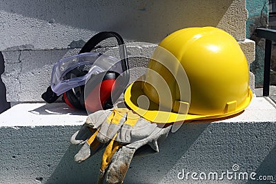 Safety gear Stock Photo