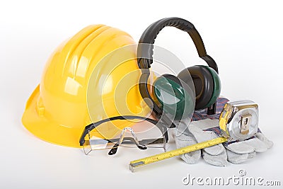 Safety gear Stock Photo