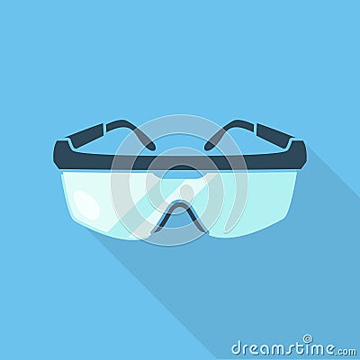 Safety goggles. Vector Illustration