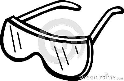 safety goggles vector illustration Vector Illustration