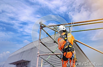 Safety harness Stock Photo