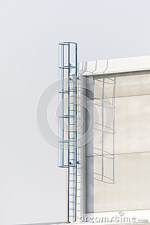 Safety ladders Stock Photo