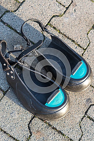 Safety overshoes Editorial Stock Photo