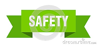 safety ribbon. Vector Illustration