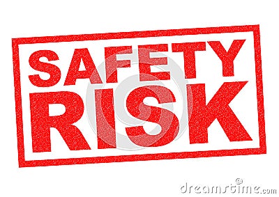 SAFETY RISK Stock Photo