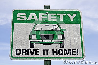 Safety sign Stock Photo