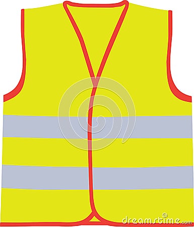 Safety vest Vector Illustration