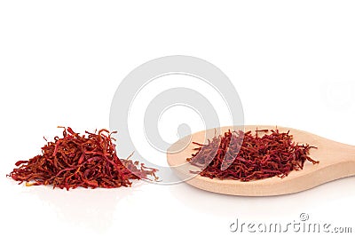Saffron Spice Stock Photo