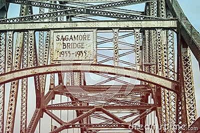 Sagamore Bridge to Cape Cod Stock Photo