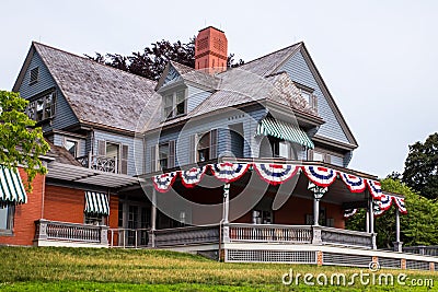 Sagamore Hill Theodore Roosevelt Home Editorial Stock Photo