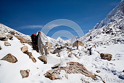 Sagarmatha National Park, Nepal Himalaya Editorial Stock Photo