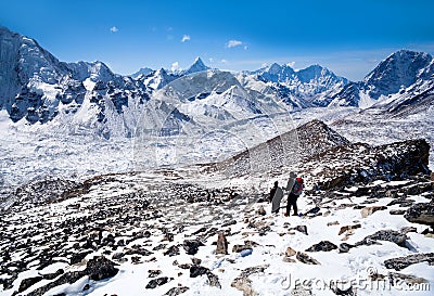 Sagarmatha National Park, Nepal Himalaya Stock Photo