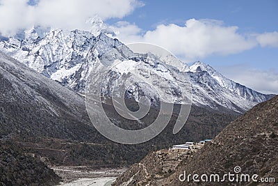 Sagarmatha National Park, Trek to Everest Base Camp. Nepal Stock Photo